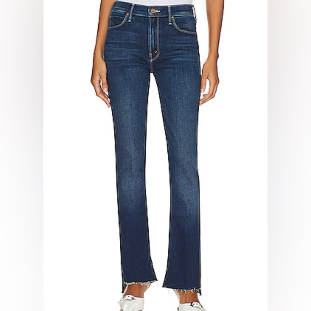 MOTHER DENIM RUNAWAY STEP FRAY IN GROOVY